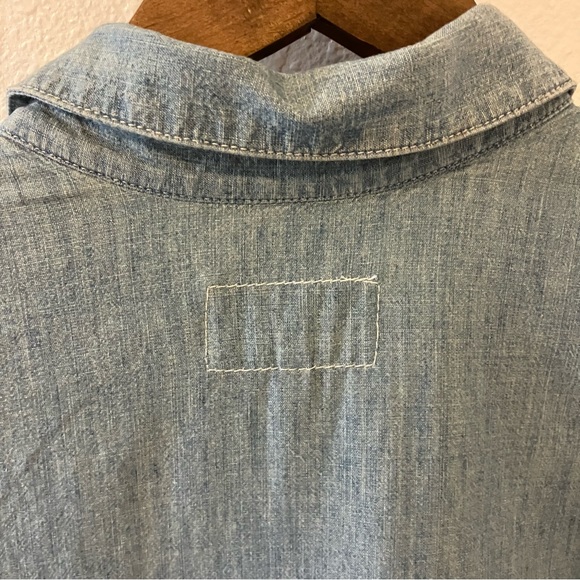 Rag & Bone Sleeveless Denim Shift Dress - Small - Picture 5 of 12
